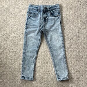 Zara Blue Slim Fit Jeans with Tapered Legs